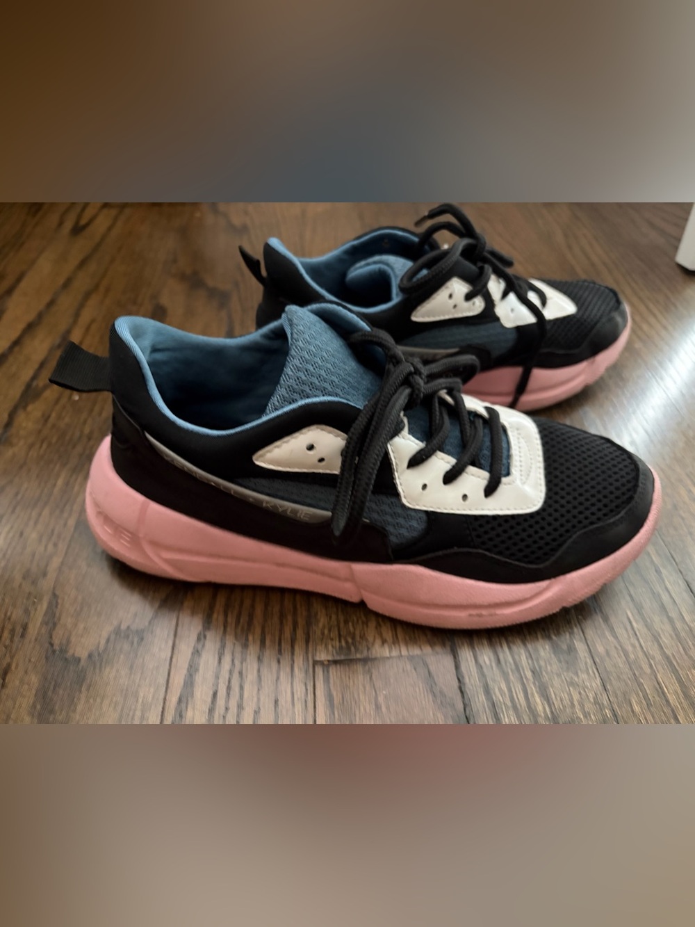 Kendall & Kylie Black, Blue & Pink Women's Chunky Sneakers